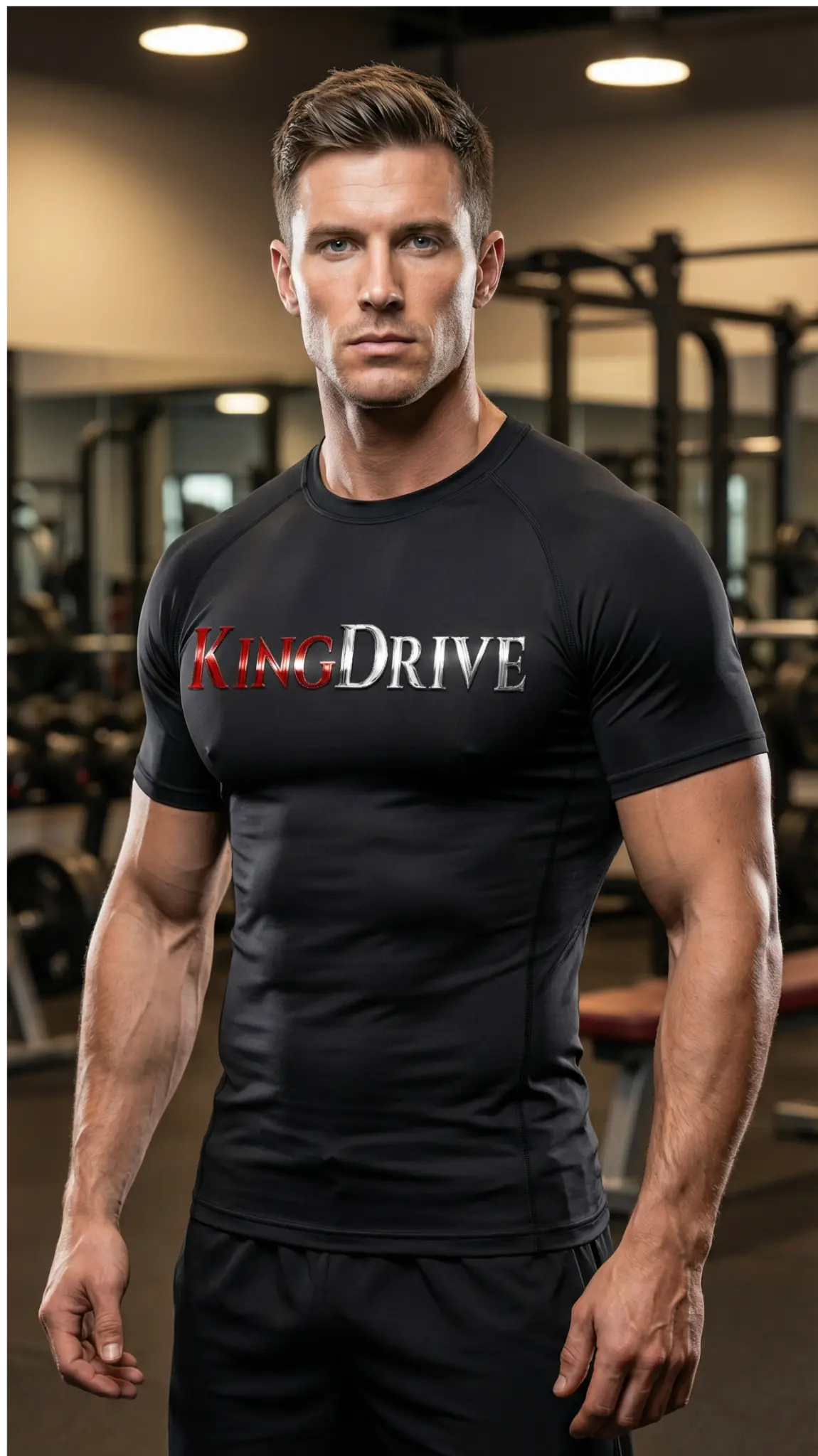 KINGDRIVE™ Black Compression Shirt