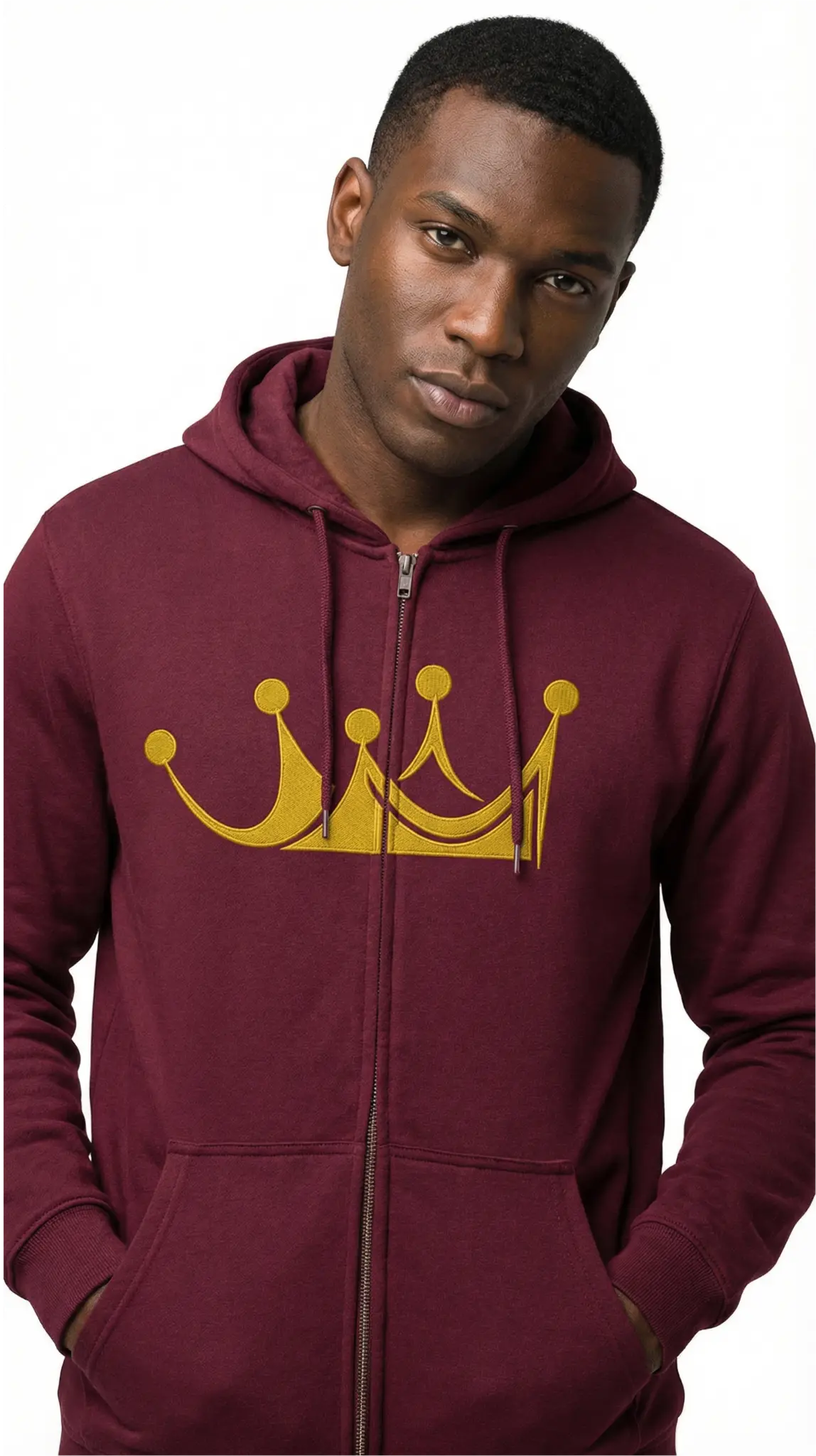 KINGDRIVE™ Burgundy Hoodie (Standard)