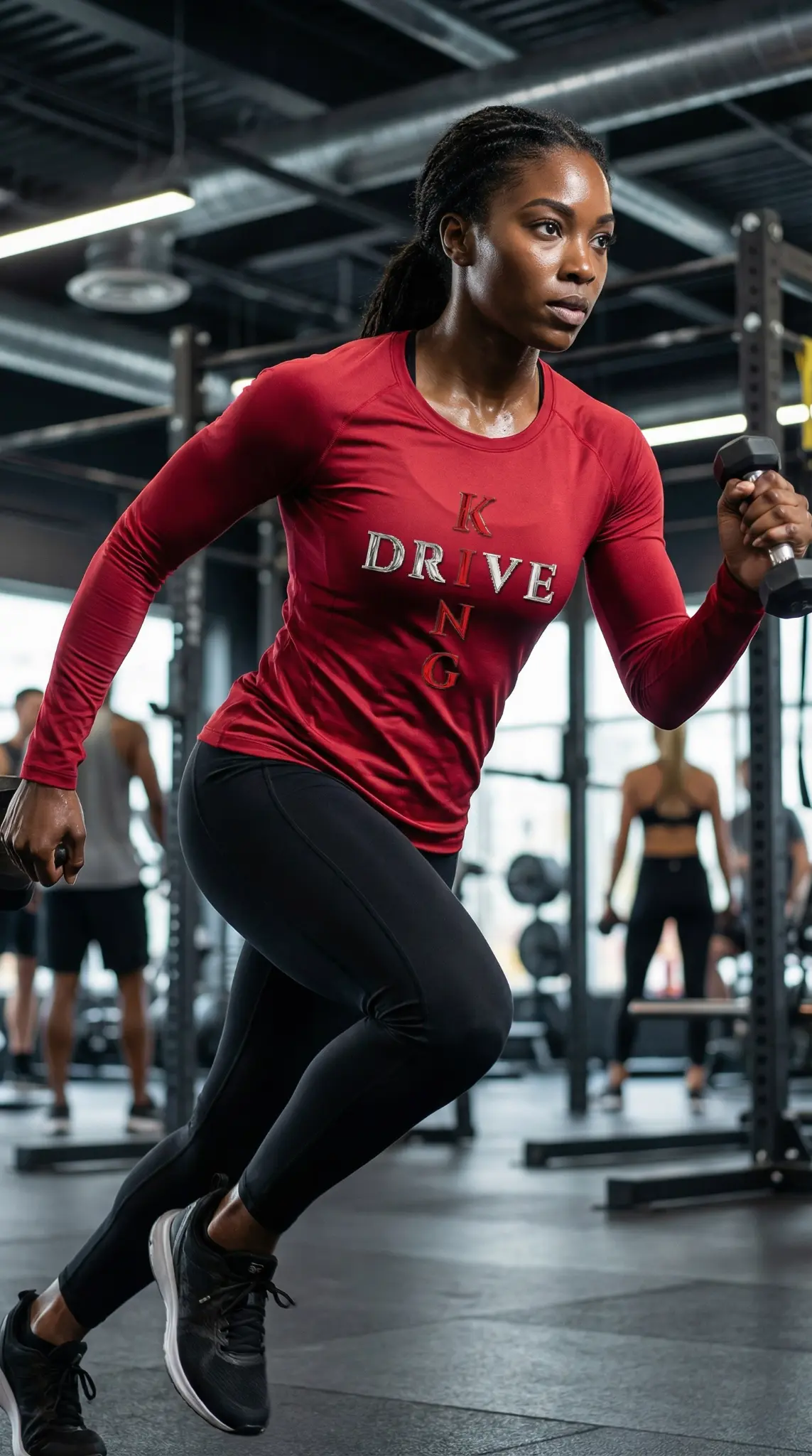 KINGDRIVE™ Crimson Long-Sleeve (Athletic)