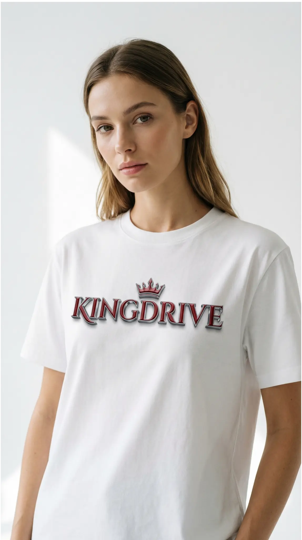 KINGDRIVE™ White T-Shirt