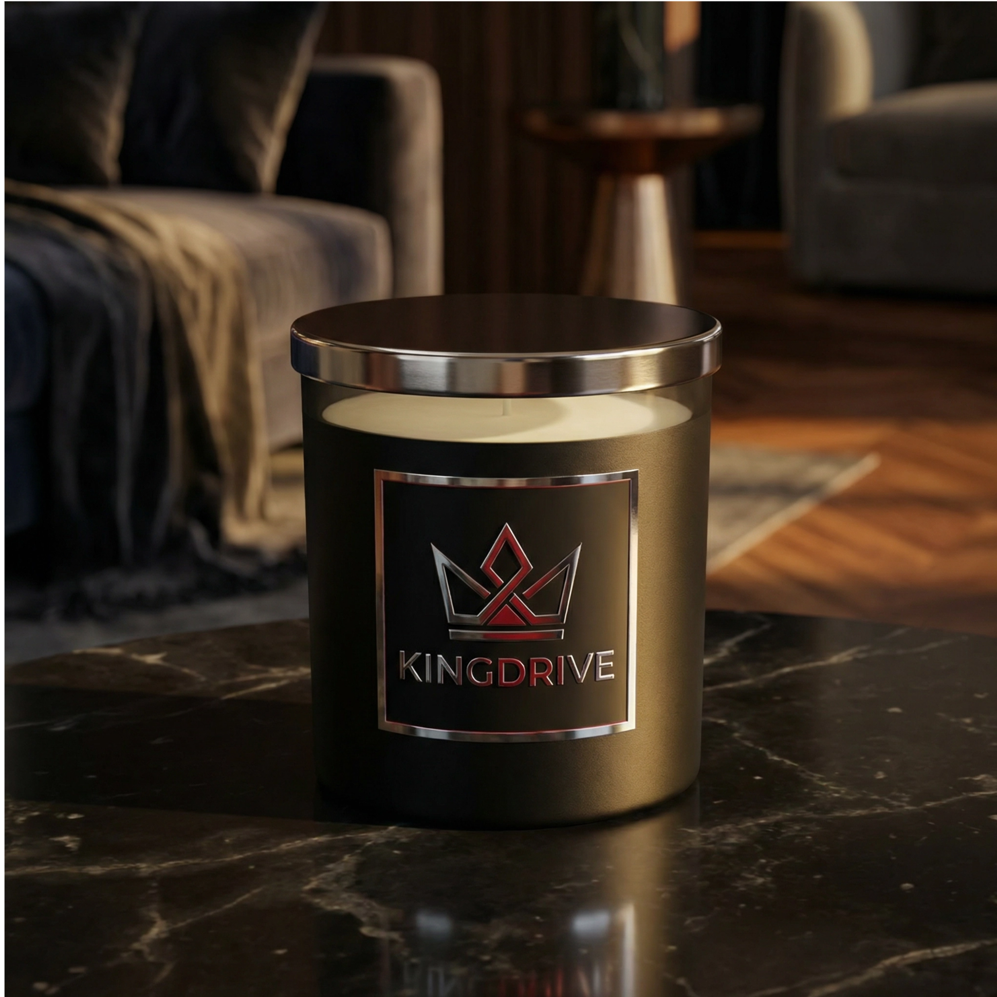 KINGDRIVE™ Black Matte Candle